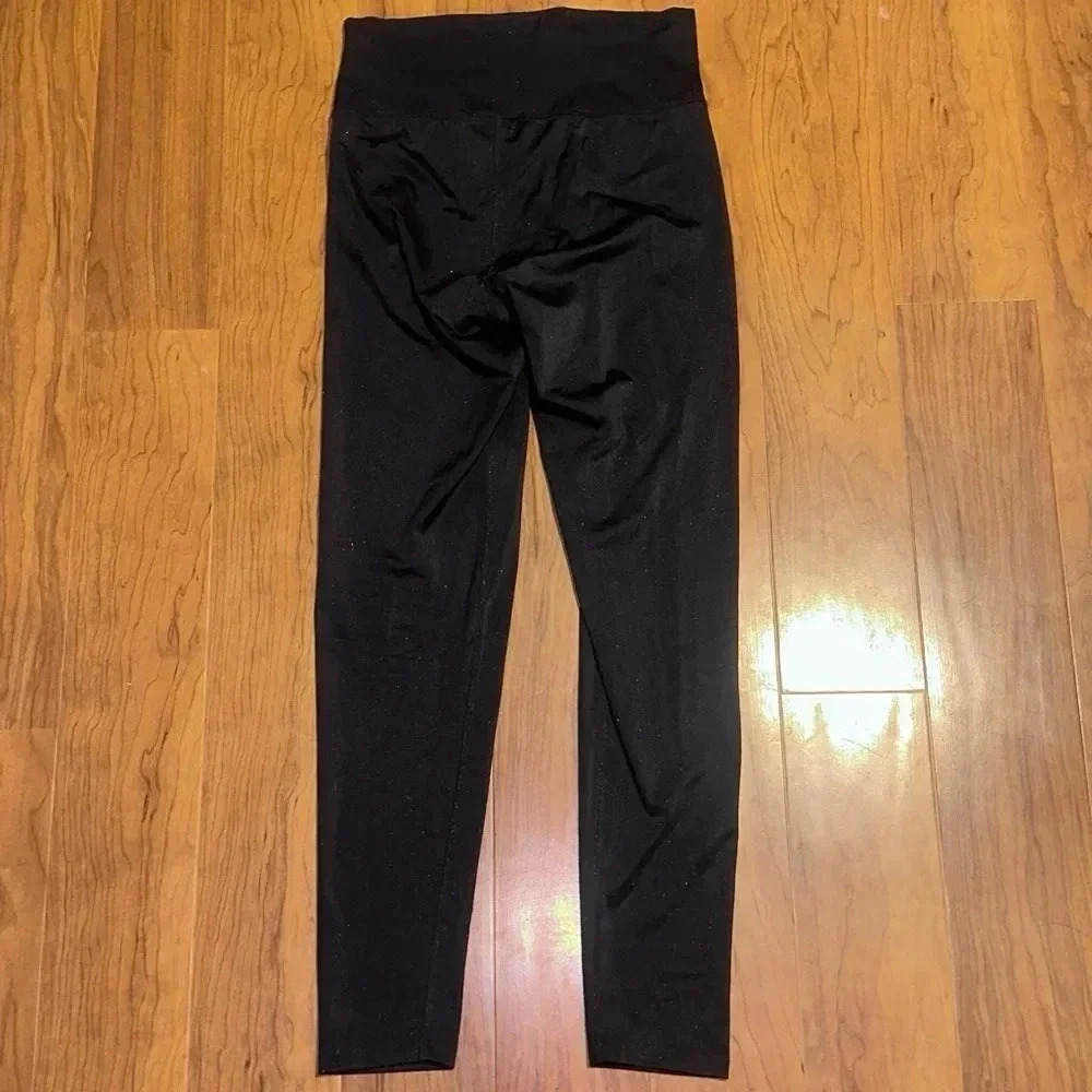 BEACH RIOT SPORT Glitter Ayla Legging Black Glitter Large Workout Yoga Running - Picture 5 of 7